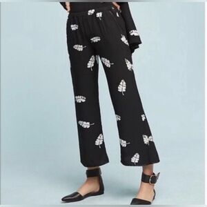Capulet Zsa Zsa Trousers Leaf Print Black large